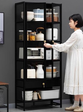速发餐边墙子储物柜厨房橱柜茶水边柜靠柜家用简酒客厅约柜置物架