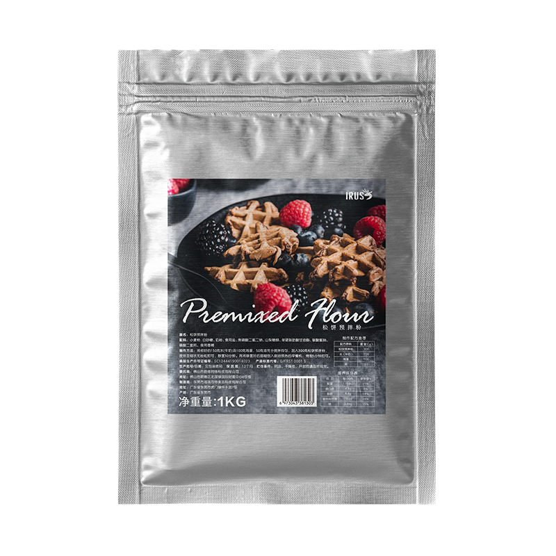 irus【早餐机专用】预拌粉 1KG松饼粉预蛋仔粉鲷鱼烧100g华夫饼粉