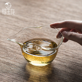 茶海加厚日式 福玉龙葫芦创意高硼硅耐热玻璃公道杯个性 简约分茶器