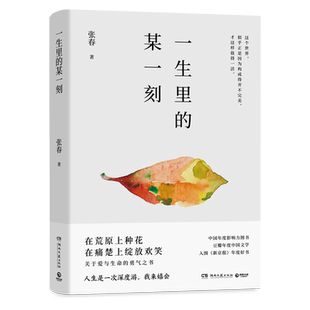 【新华书店旗舰店官网】正版包邮 一生里的某一刻 张春 关于爱与生命的勇气之书 豆瓣年度文学入围新京报年度好书 博集