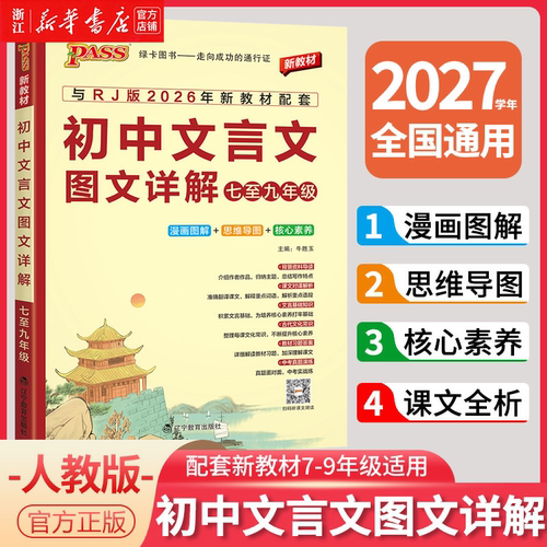 26秋季新版初中文言文图文详解