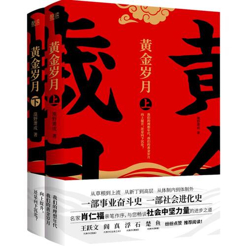 正版  黄金岁月（全二册） 官场小说名家肖仁福亲笔作序  畅谈社会中坚力量的进步之道 一部事业奋斗史 一部社会进化史  新华先锋