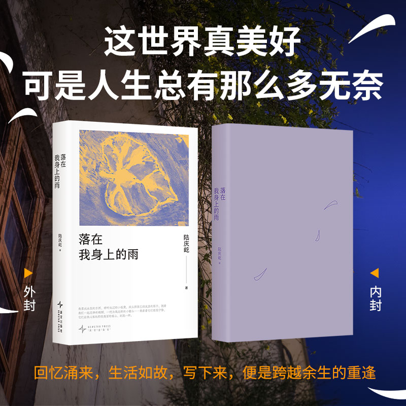 落在我身上的雨 《四个春天》作者陆庆屹新作 温柔又辽阔的浮生手记 书写跨越余生的重逢 回忆父母故乡 人生四季诗意日常 散文随笔