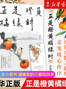 正是橙黄橘绿肖复兴人生小哲学