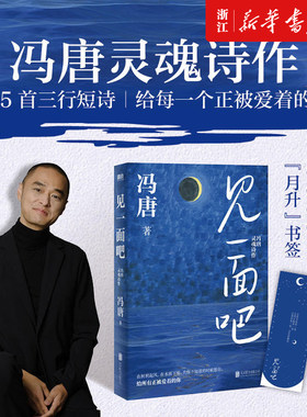 浙江新华书店旗舰店】官网正版包邮 见一面吧 冯唐灵魂新书 现代文学诗歌集 有本事了不起无所谓胜者成事心法金线活着活着就老了