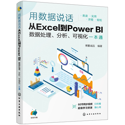 用数据说话 从Excel到Power BI数据处理 分析 可视化一本通 Excel+Power BI联合 轻松搞定数据分析 Excel及PowerBI入门参考书籍