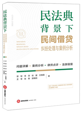 【新华书店】民法典背景下民间借贷纠纷处理与案例分析