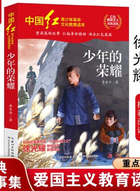 少年的荣耀 青少年读物小学生课外阅读书红色革命小说儿童文学书籍中国红青少年革命文化教育读本