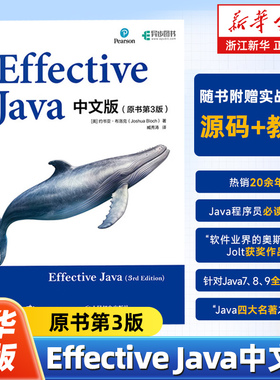 Effective Java中文版 原书第3版 Java语言程序设计从入门到精通教程代码编写编程语言设计 人民邮电出版社 9787115628985