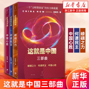 【新华书店旗舰店】这就是中国三部曲 磅礴之力 何谓民主 中国心胜 共3册 张维为 正版书籍