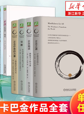 【多册任选】乔恩卡巴金作品全套 此刻是一枝花多舛的生命穿越抑郁的正念之道 拥抱当下的力量正念疗愈的力量在日常生活中练习正念