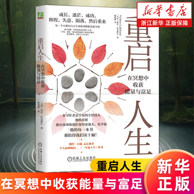 【新华书店旗舰店】正版包邮 重启人生:在冥想中收获能量与富足 维申·拉克雅礼 重启人生 冥想 正念 能量 富足 平和 富有 创造