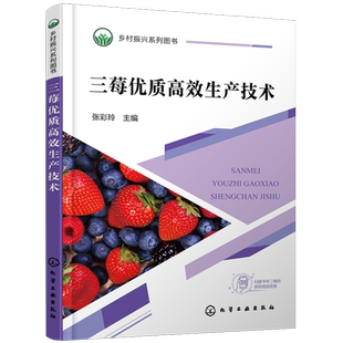 三莓优质高效生产技术 草莓蓝莓树莓详细栽培技术讲解 草莓蓝莓树莓三大莓类高效生产技术 优良品种介绍 农业种植从业者参考书籍