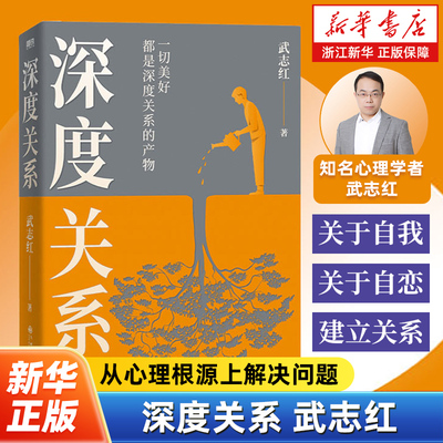 深度关系 武志红重磅新作 继为何家会伤人之后关于自我自恋和关系的又一里程碑式作品 心理自助自救指南 原生家庭 活出自我