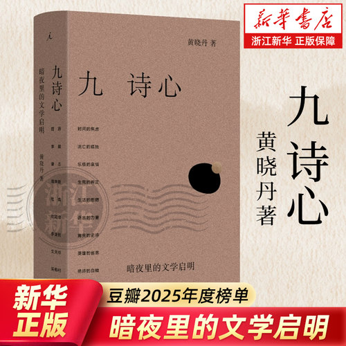 【豆瓣2025年度图书】九诗心:暗夜里的文学启明 黄晓丹著 细腻文笔 女性视角 看见诗人的“另一面” 叶嘉莹钱理群重磅推荐 理想国