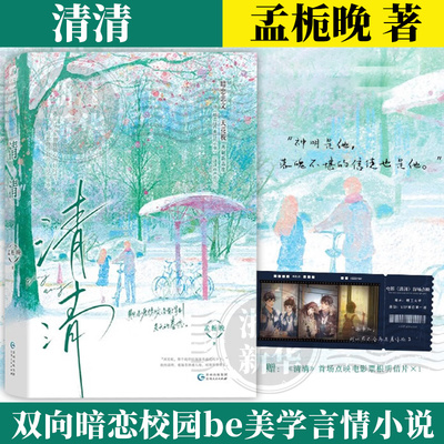 清清  孟栀晚著 双向暗恋BE悲文都市言情青春校园爱情现言青春文学 清清小说 潇潇雨声迟 暗恋这件难过的小事