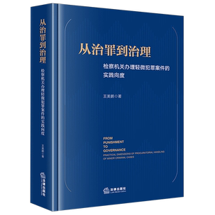从治罪到治理：检察机关办理轻微犯罪案件的实践向度9787524412649王美鹏法律实务刑事诉讼案例中国