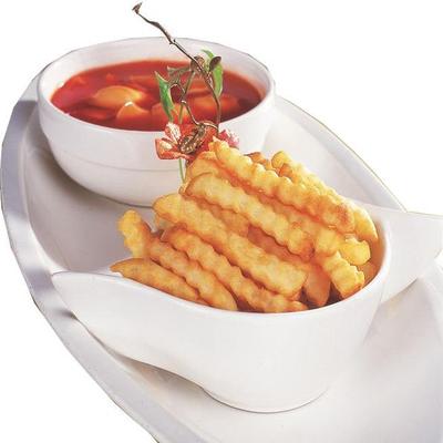 进口蓝威斯顿薯条X7600曲薯条冷冻薯条半成品波纹薯商用整箱包邮