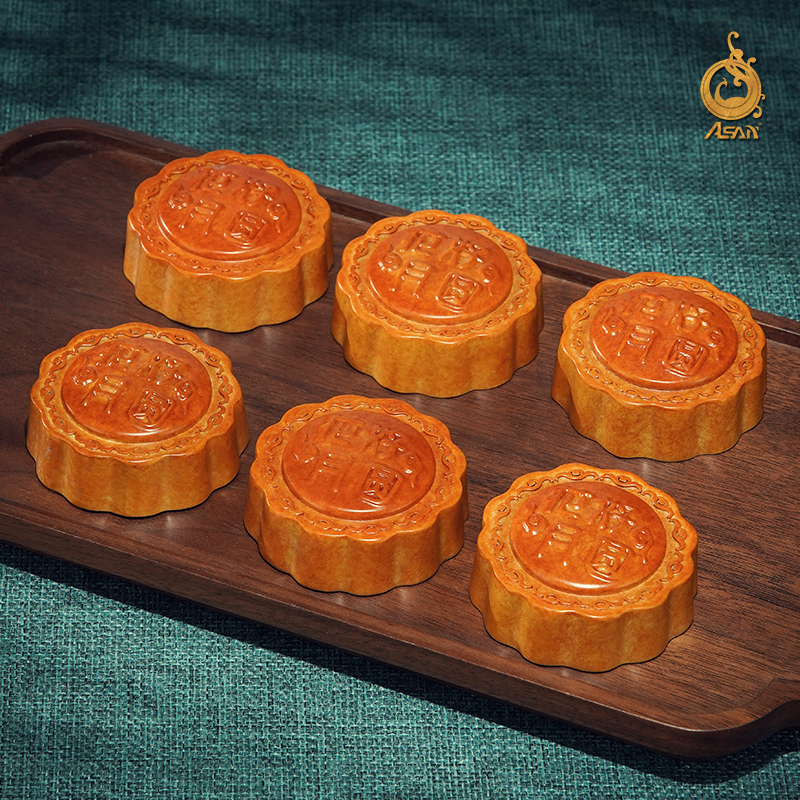 铜月饼花好月圆园中秋送礼佳品