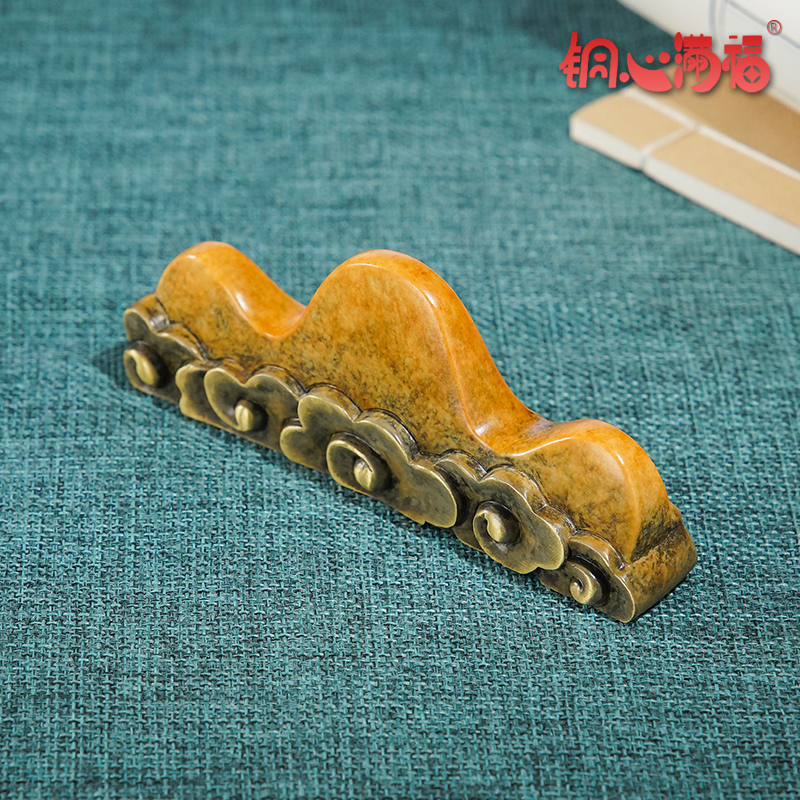 黄铜材质中式风格书房笔架