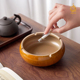 黄铜烟灰缸新中式 大号烟缸 家用轻奢高档复古创意防飞灰客厅时尚