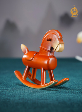 铜饰品摇马铜工艺品家居装饰生肖马创意办公饰品