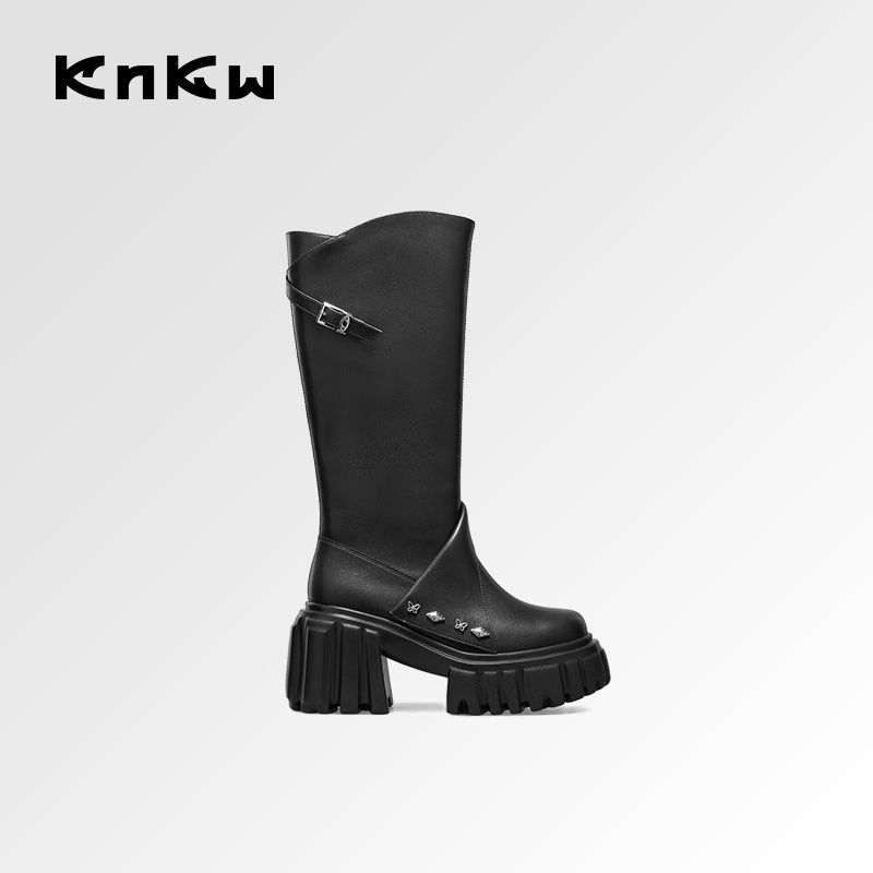 【黄霄云同款】甜酷厚底增高长靴