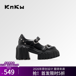 新款 厚底甜酷玛丽珍26春季 高跟百搭女鞋 knkw春上新专场549元