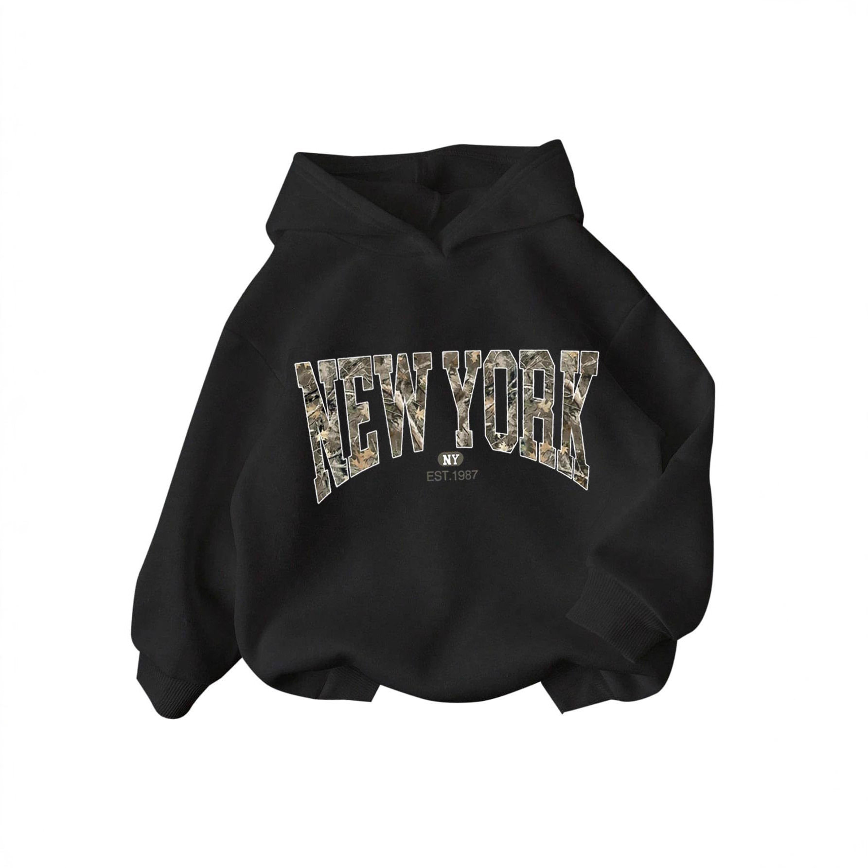Children hooded sports loose cartoon hoodie儿童套头连帽卫衣