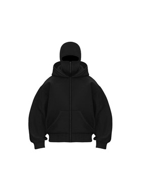 Men's double hooded sweatshirt jacket男双帽卫衣男士外套