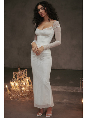 sexy party dress long night club maxi women 欧美风长裙裙子女
