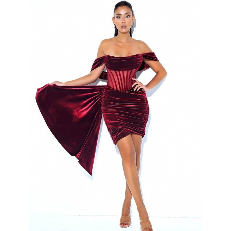plus size dress for women red black short sexy party dresses图片