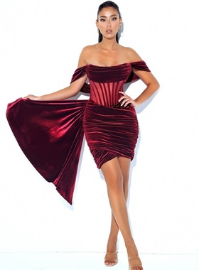 plus size dress for women red black short sexy party dresses
