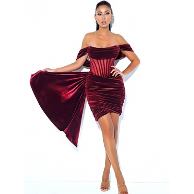 plus size dress for women red black short sexy party dresses