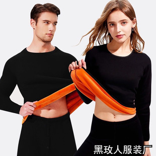 velvet gold thermal underwear Men set男黄金绒保暖内衣套装