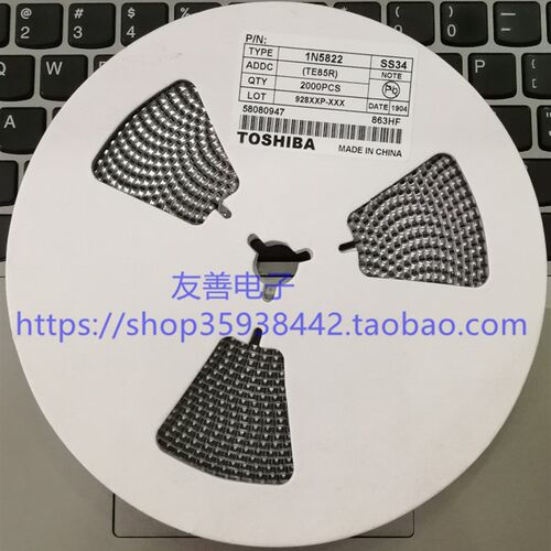 贴片肖特基二极管 大芯片SS34 3A40V SMA/SMB/SMC 1N5822 2K/整盘