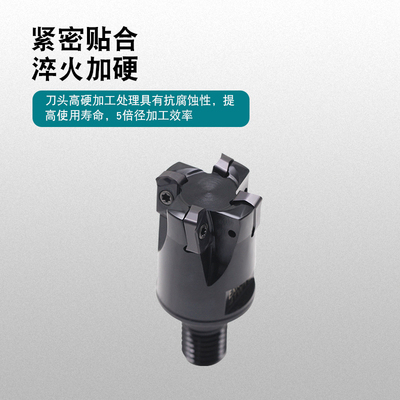 EXN03快进给锁牙头 双面刀片抗震螺纹头LNMU0303ZER铣刀片刀头