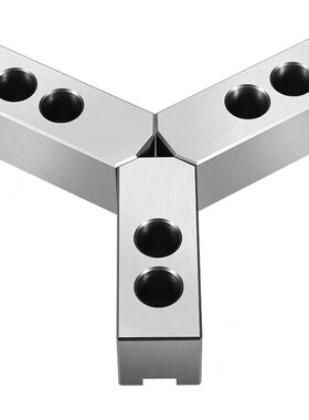 液压卡盘三爪卡爪车床三爪软爪尼龙三爪塑料三爪铝爪夹具卡盘配件