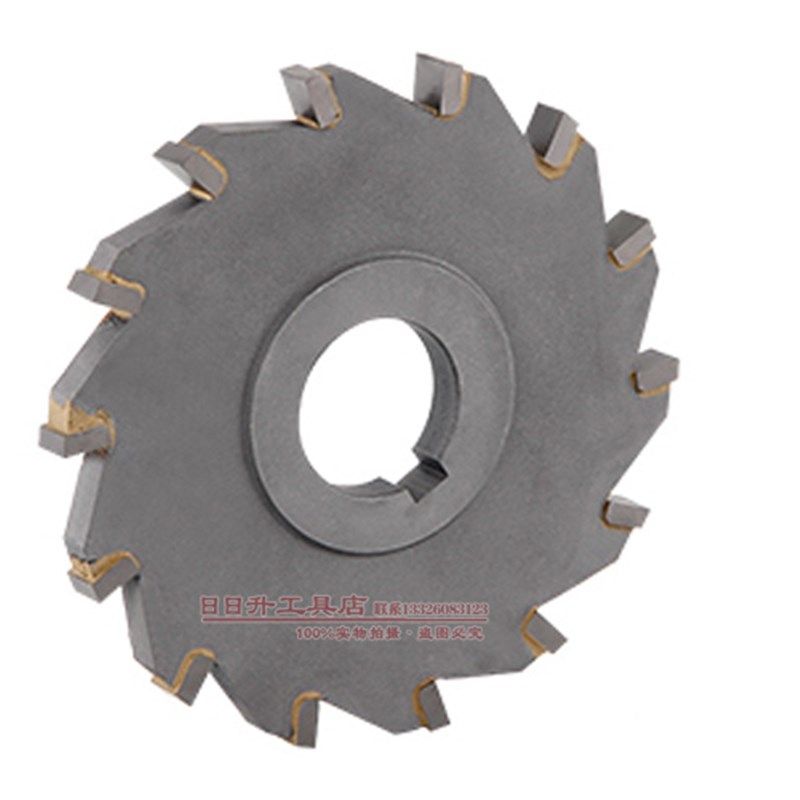 YW/YG料镶钨钢合金三面刃铣槽圆盘三面刃锯片槽铣刀盘180*6-20MM