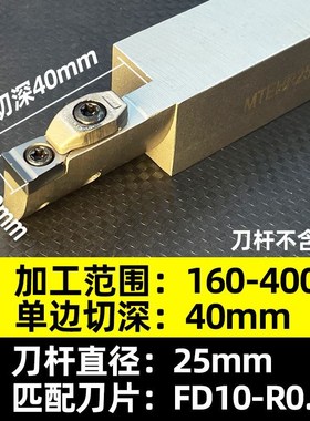 内孔端面槽刀 反刀 反圆弧端面切槽刀杆 MGFHRR/MGHA320//325/425