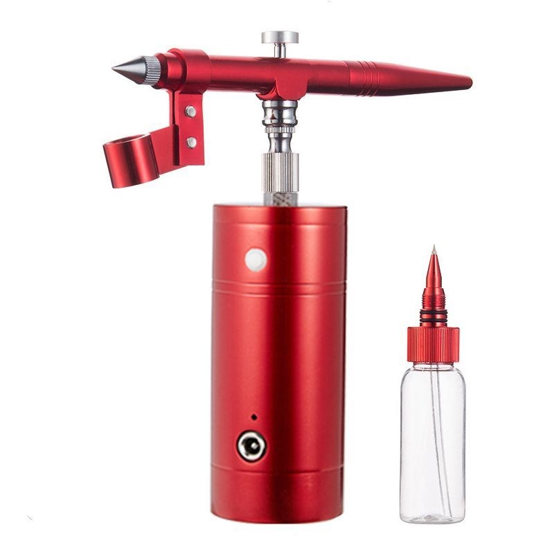 免洗喷笔下壶颜料上色模型喷枪小型喷漆充电迷你气泵电动喷笔套装