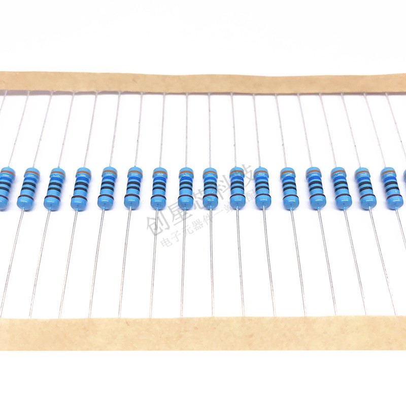 插件金属膜电阻 1/2W 1% 82R 91R 100R 120R 150R 180R全新多规格
