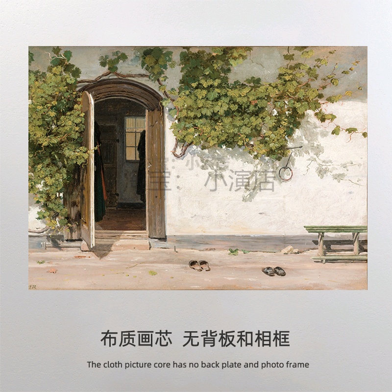 马丁努斯·罗比艺术画 欧式风景油画图小众挂画打印替换画芯 画布 家居饰品 现代装饰画 原图主图