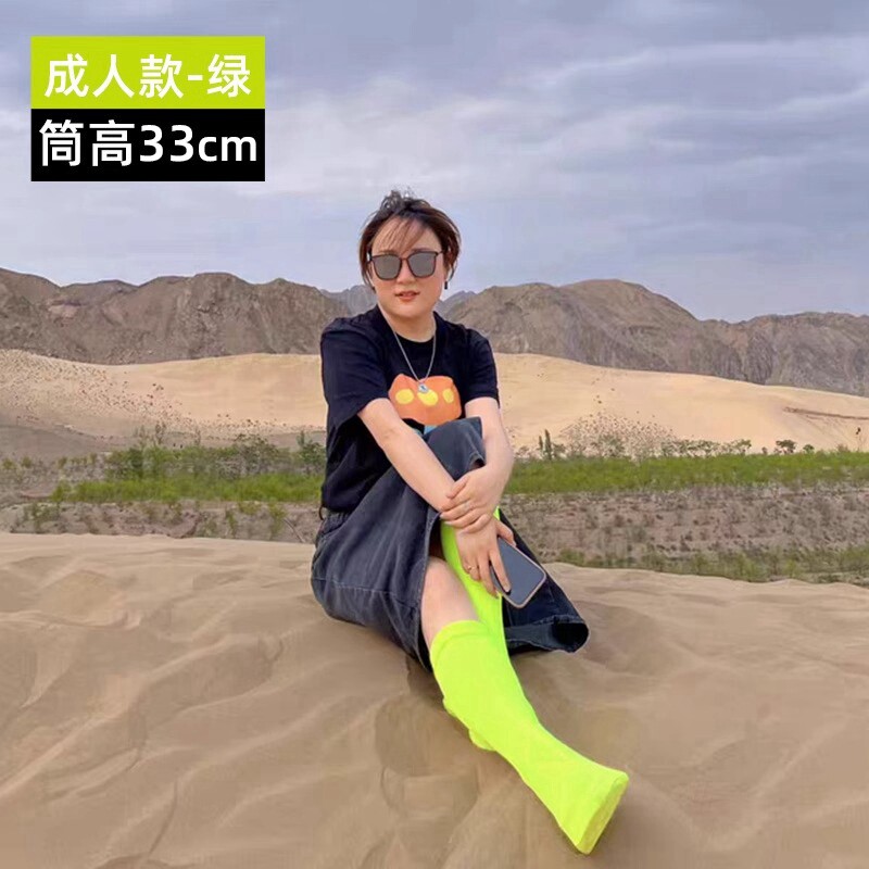 MINGSHA MOUNTAIN SANDPROOF 신발 커버 사막 하이킹 남성 및 여성 크로스 컨트리 모래 슬라이드 모든 항목을 포함하는 통기성 발 커버 어린이 모래 놀이 겉옷