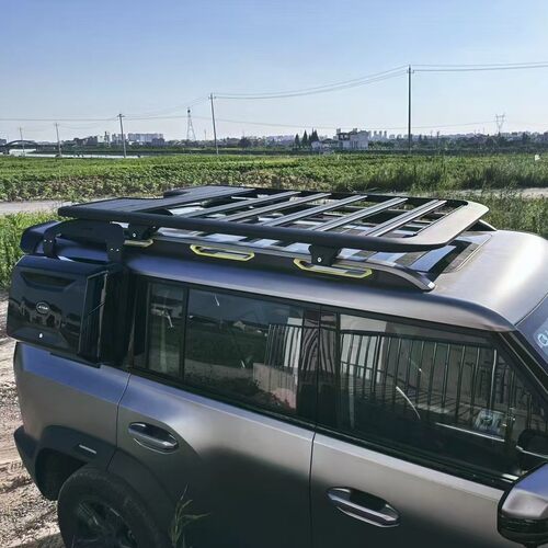 跨境JETOUR T2行李架适用于捷途旅行者山海T2车顶平台 爬梯 书包