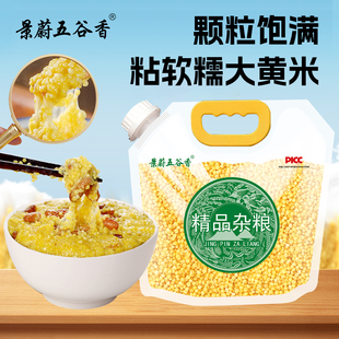 景蔚五谷香大黄米5斤装黍米包粽子专用黄黏米粘米五谷杂粮黄米
