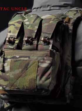 TU  V5战术大叔三联多用途背板包静音翻盖Ferro法老迷彩