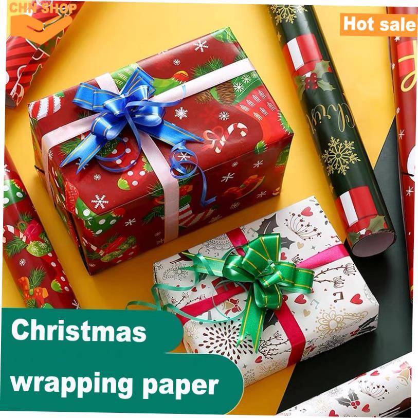 75*52cm Christmas wrapping paper large Gift paper wrapper