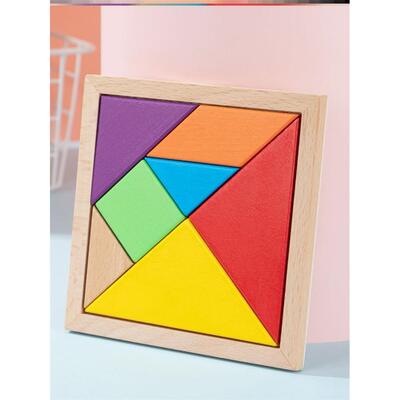 Tangram puzzle puzzle toy three-dimensional building blocks