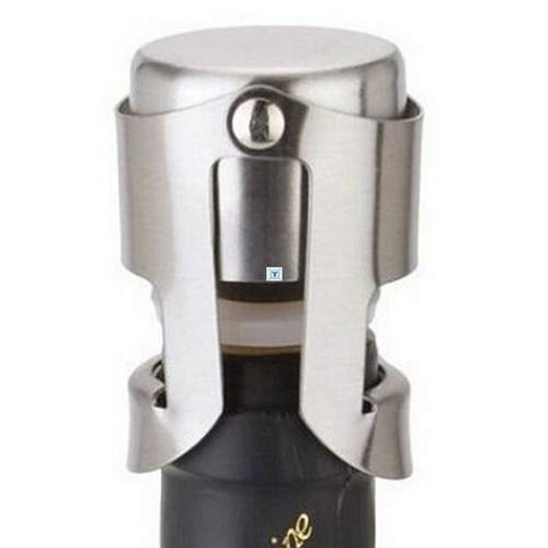 Stainless Steel Champagne Wine Bottle Stopper Portable Seale